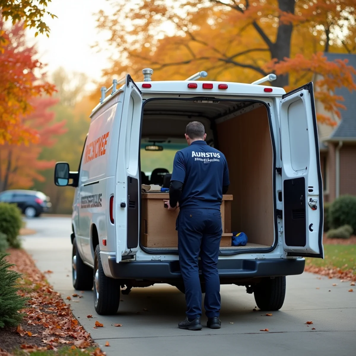 Ludwig Family Plumbing service van in McHenry County, IL