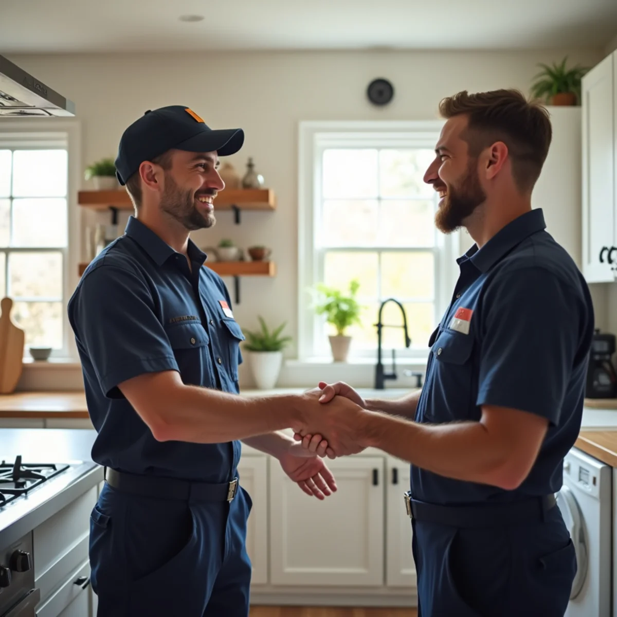 Happy Ludwig Family Plumbing customers in McHenry County, IL